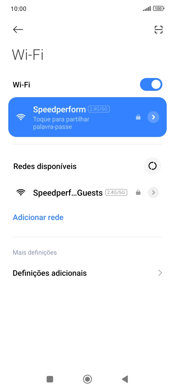 Prima a tecla de início para terminar e voltar ao ecrã inicial.