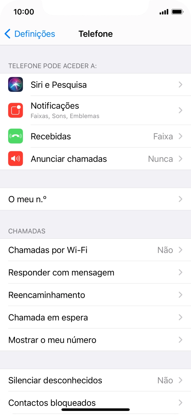 Prima Silenciar desconhecidos.