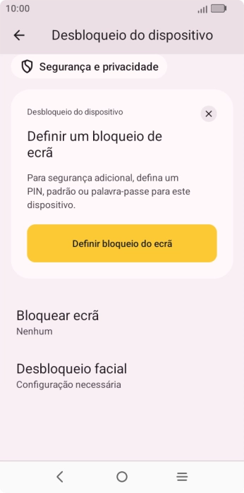 Prima a tecla de início para terminar e voltar ao ecrã inicial.