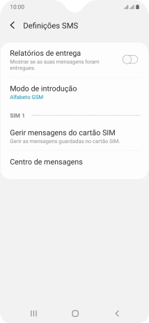 Prima Centro de mensagens.