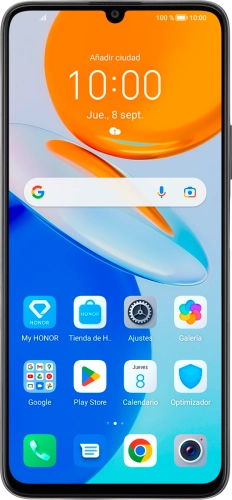 Imagen 1: Vista frontal del HONOR X7 - Black