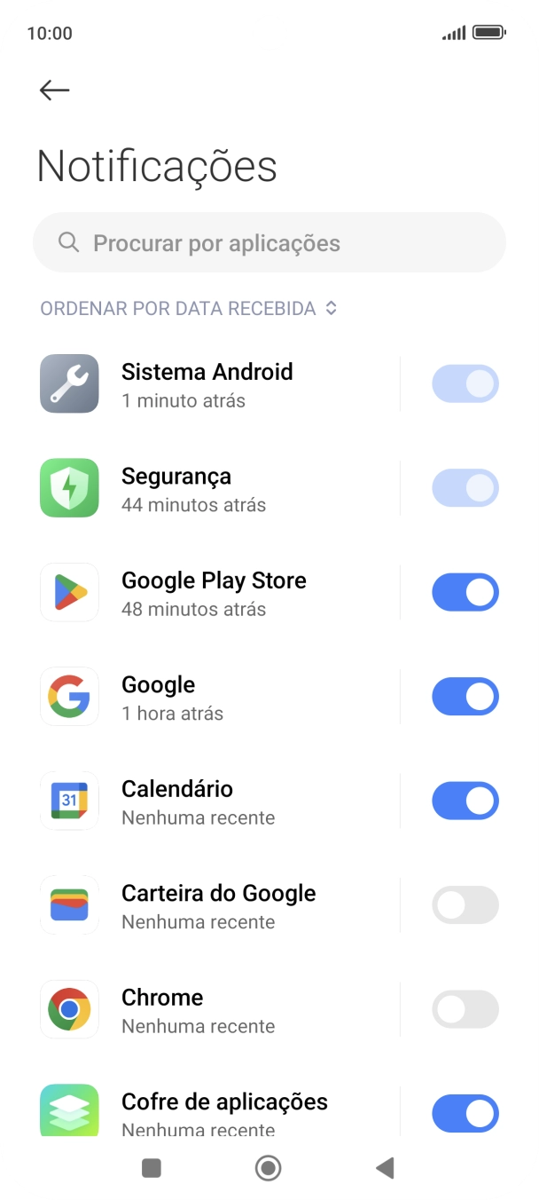 Prima a app pretendida.