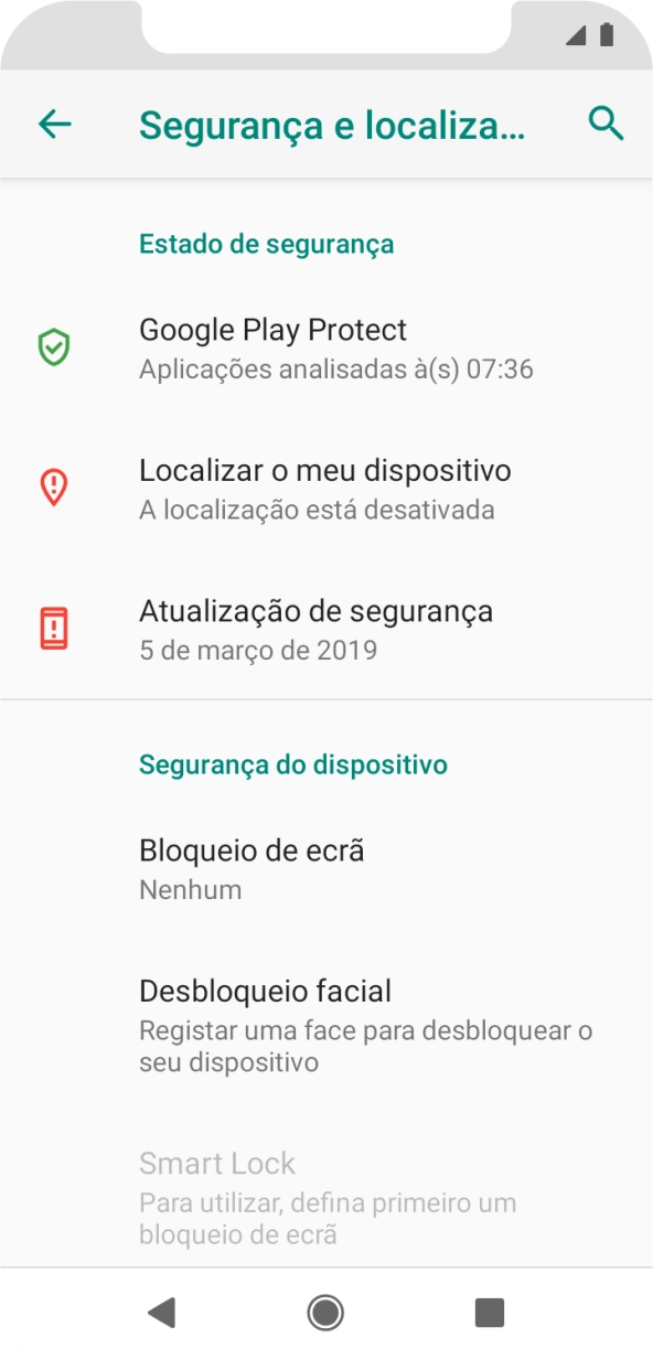 Prima a tecla de início para terminar e voltar ao ecrã inicial.