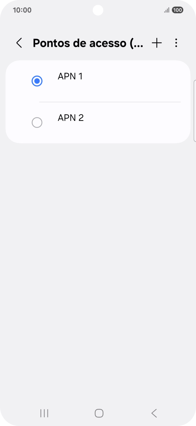 Prima o campo junto à ligação de dados para a ativar.