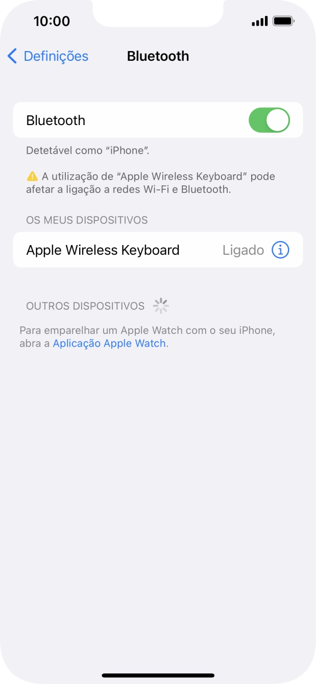 Para voltar ao ecrã inicial, deslize o dedo de baixo para cima a partir da base do ecrã.