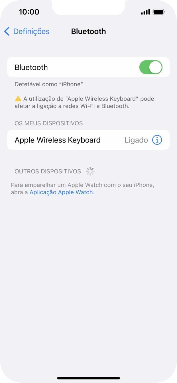 Para voltar ao ecrã inicial, deslize o dedo de baixo para cima a partir da base do ecrã.