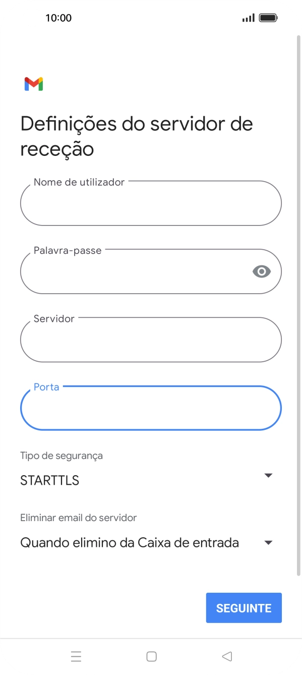 Prima a lista suspensa junto a 