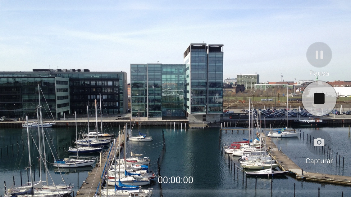 Prima o ícone para parar para terminar a gravação.