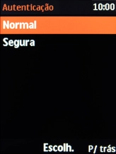 Escolha Normal.