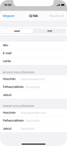 Válaszd a POP lehetőséget.