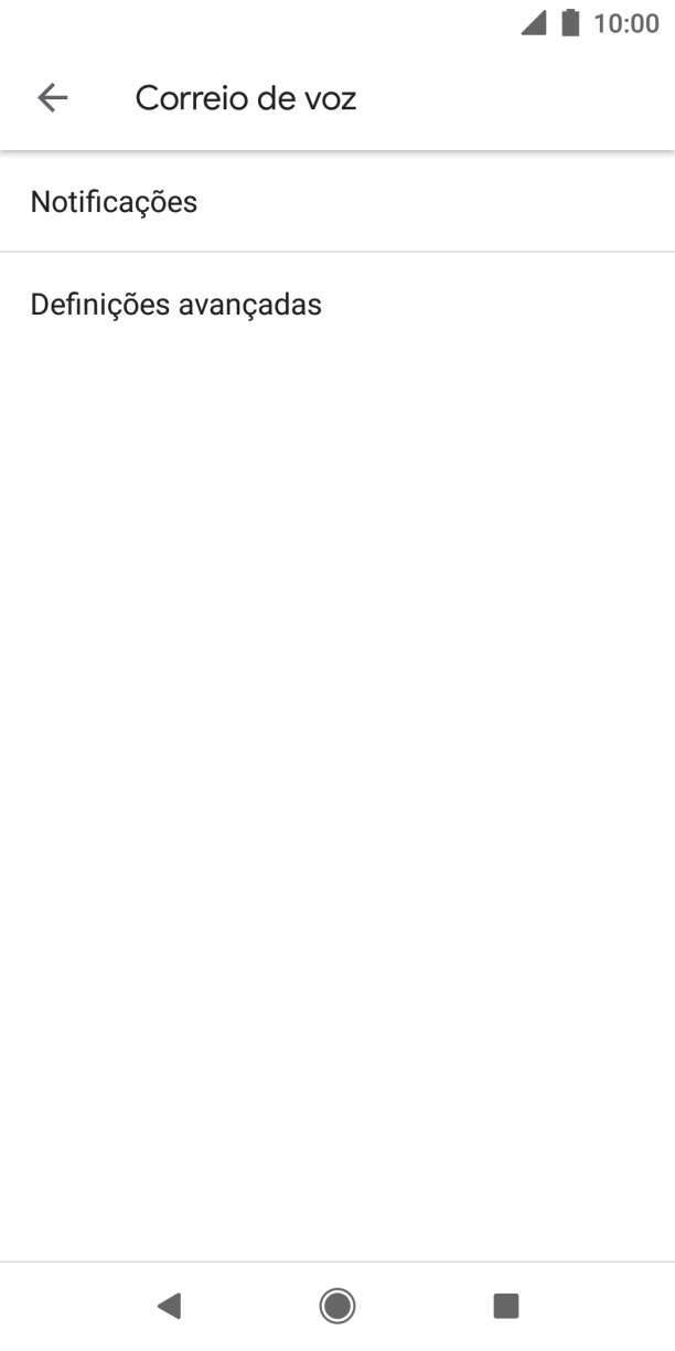 Prima Definições avançadas.