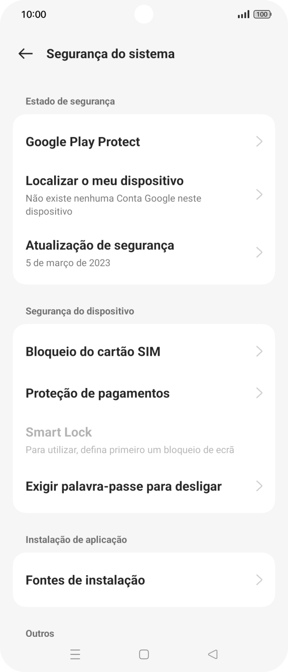 Prima Bloqueio do cartão SIM.