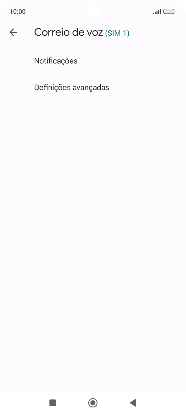 Prima Definições avançadas.