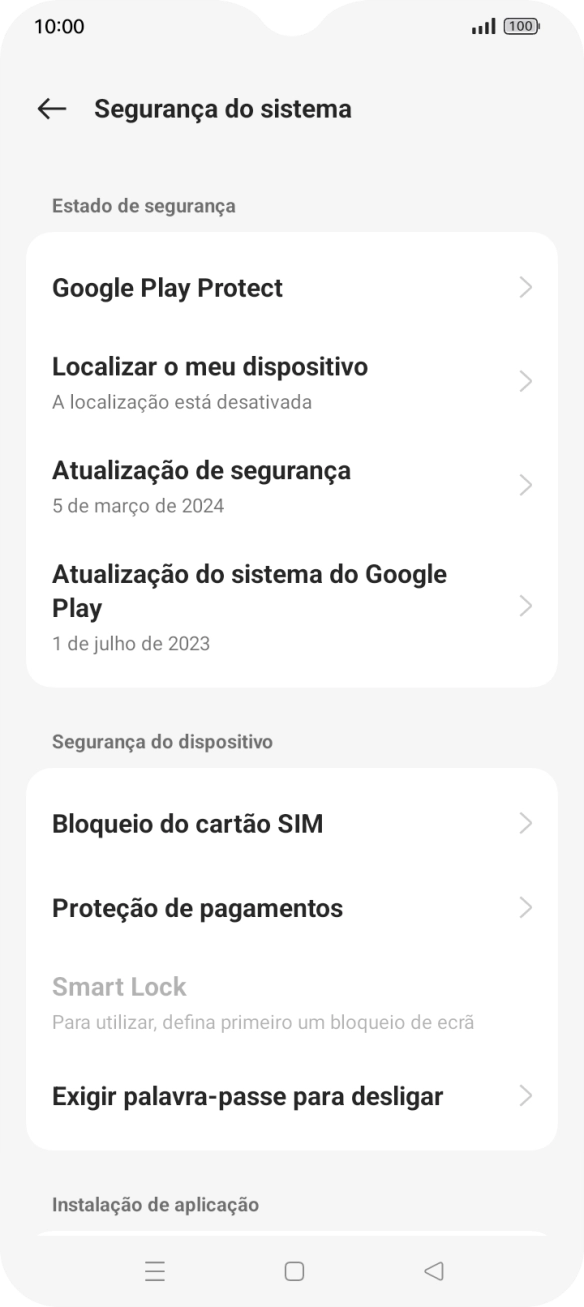 Prima Bloqueio do cartão SIM.