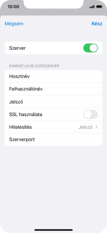 Válaszd a Hitelesítés lehetőséget.
