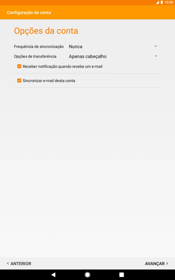 Prima a lista suspensa junto a 