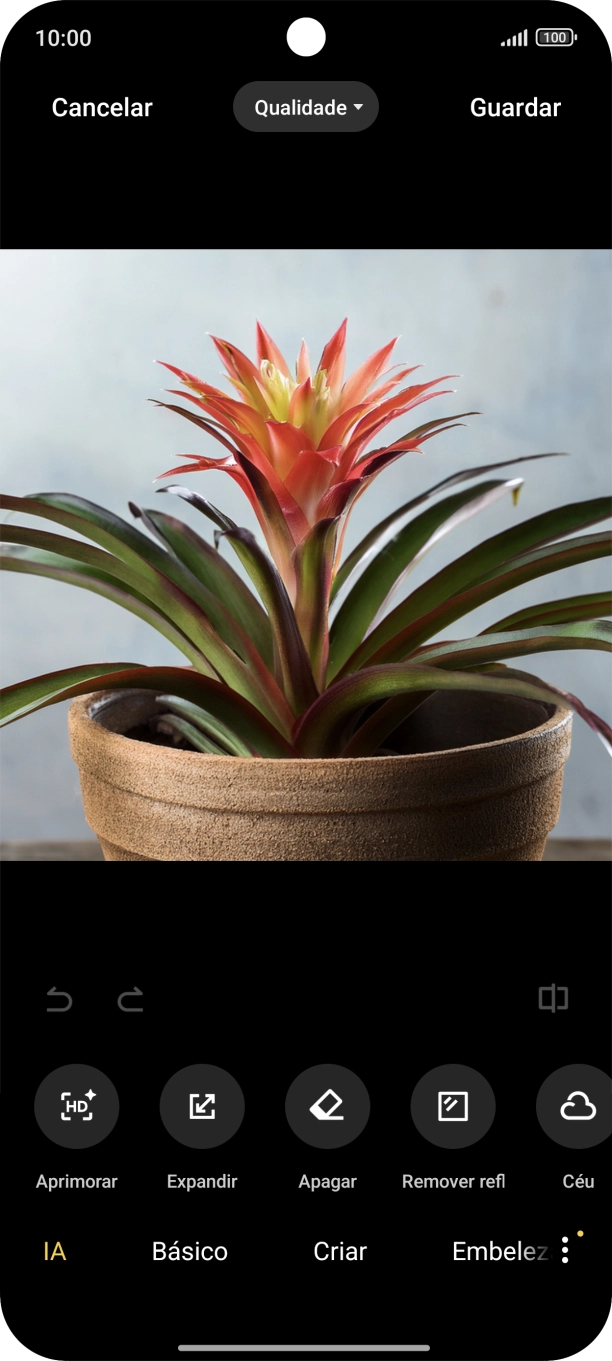 Prima a definição pretendida e siga as indicações no ecrã para utilizar a função escolhida.