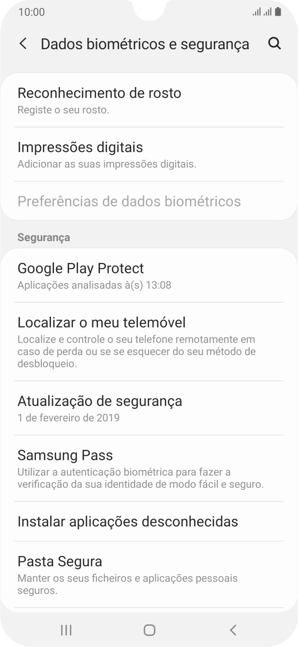 Prima Impressões digitais.