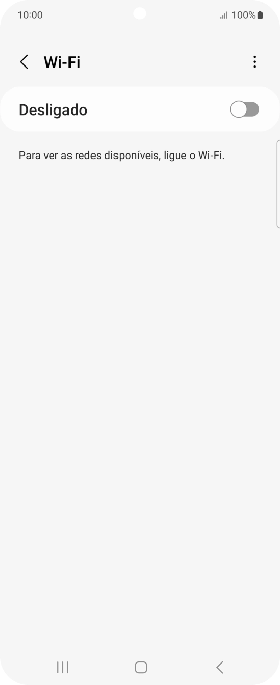 Prima o indicador para ativar a função.