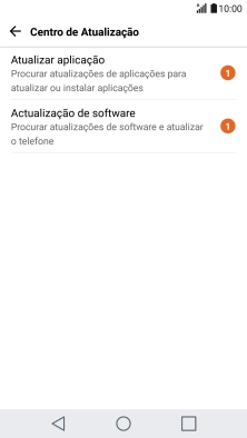 Prima Actualização de software.