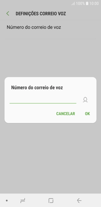 Introduza 123 e prima OK.
