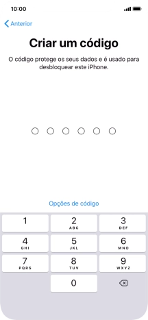 Prima Opções de código.