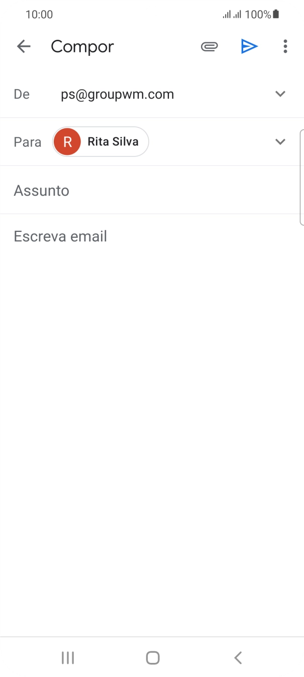 Prima Assunto e introduza o assunto pretendido.