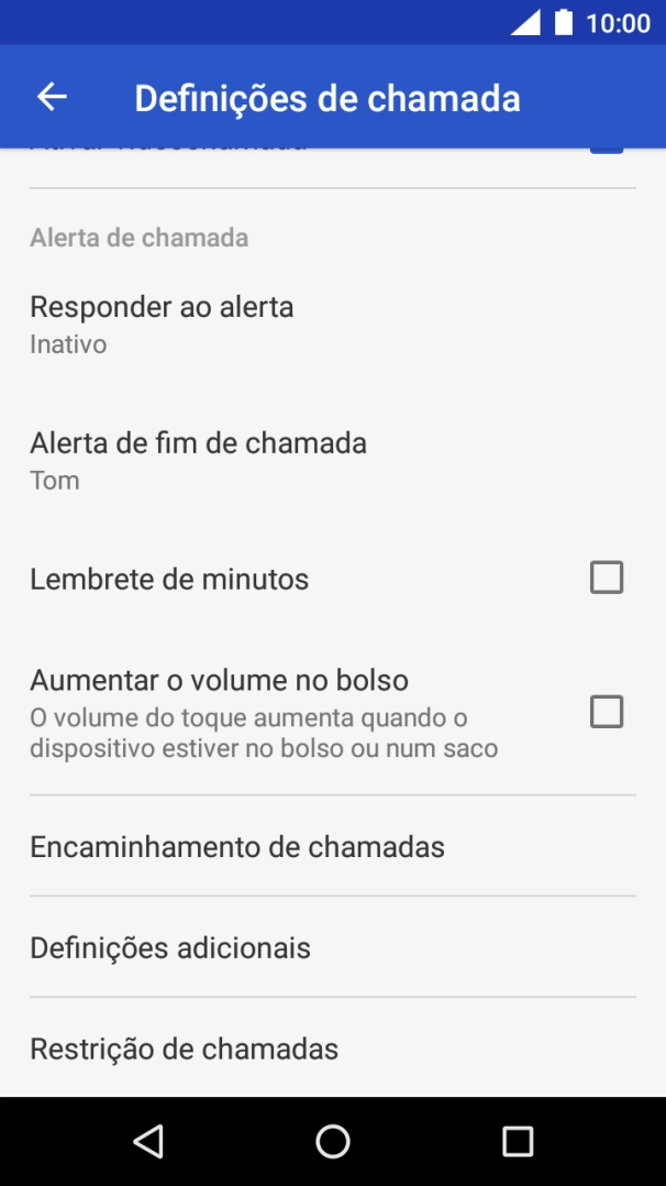 Prima Encaminhamento de chamadas.