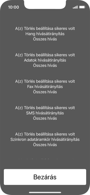 Válaszd a Bezárás lehetőséget.
