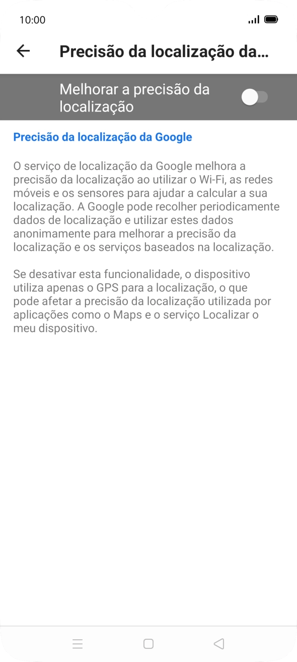 Se premir o indicador junto a 