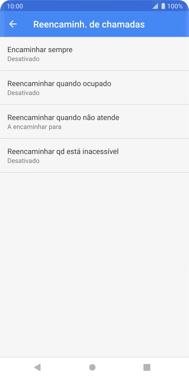 Prima a tecla de início para terminar e voltar ao ecrã inicial.