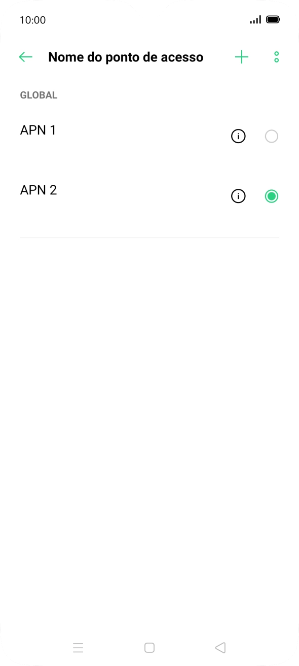 Prima a tecla de início para terminar e voltar ao ecrã inicial.