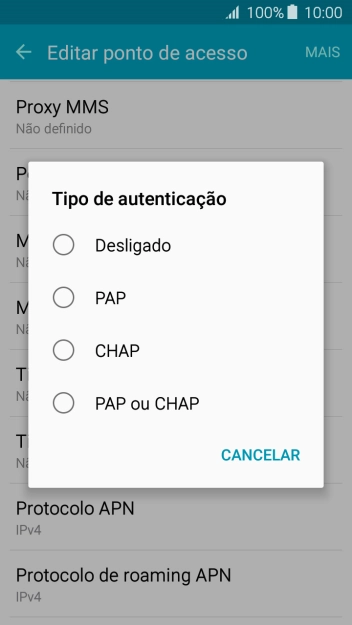 Prima Desligado.