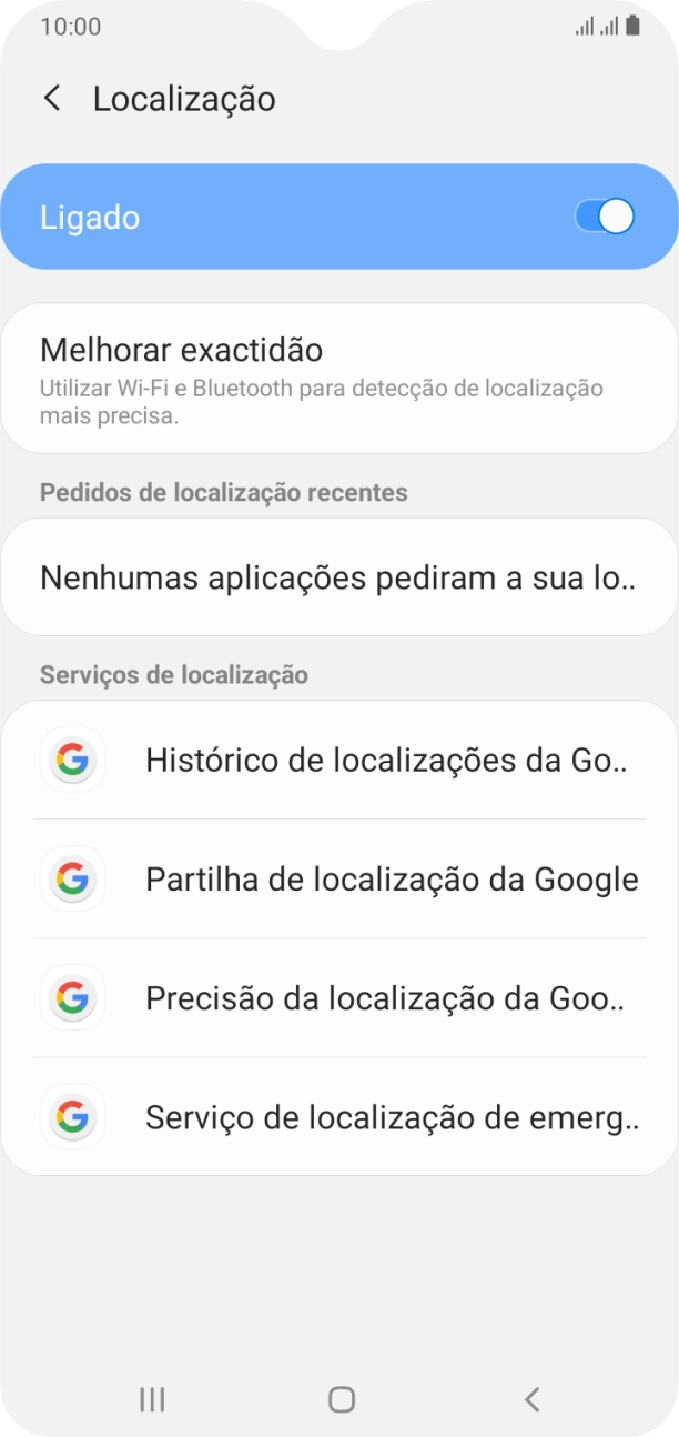 Prima Precisão da localização da Goo...