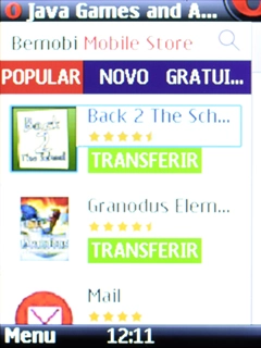 Escolha a app pretendida.