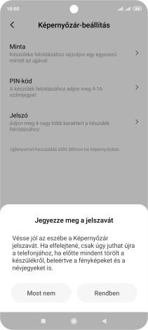 Válaszd a Rendben lehetőséget.