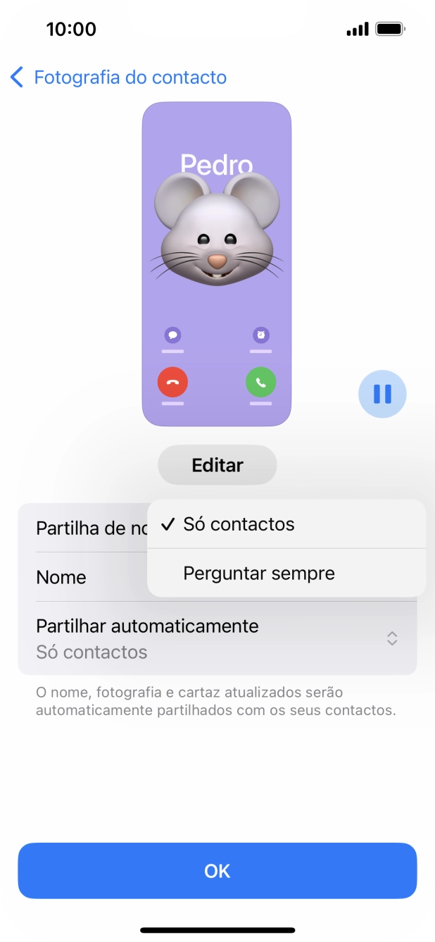 Prima a definição pretendida.
