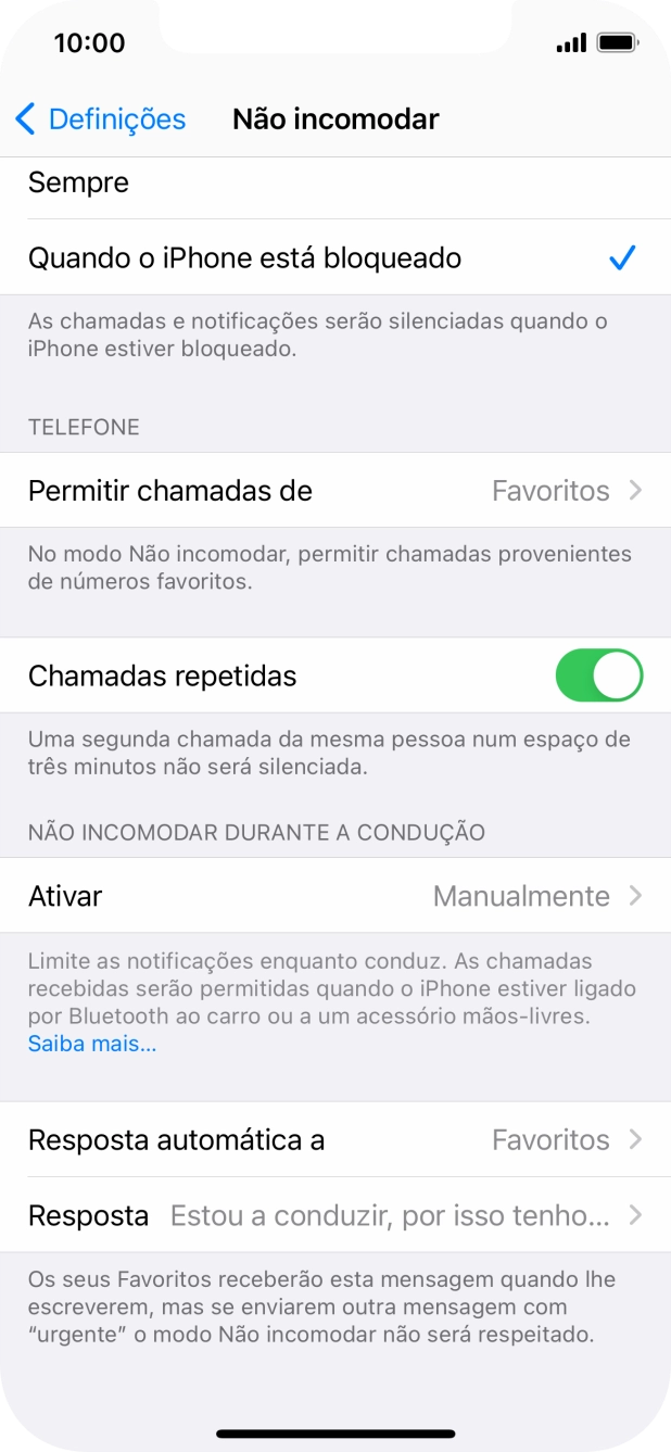 Prima Resposta automática a.