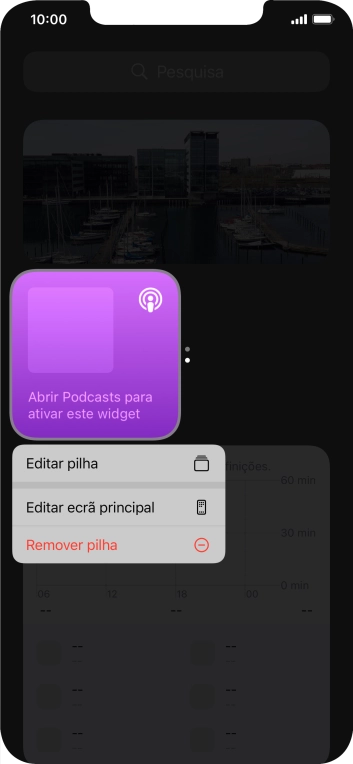 Prima Editar pilha.