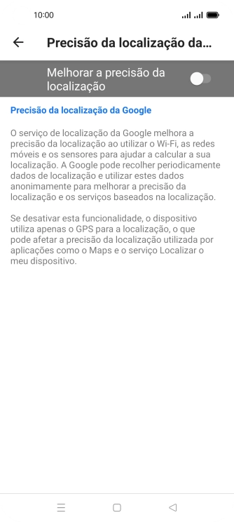 Se premir o indicador junto a 