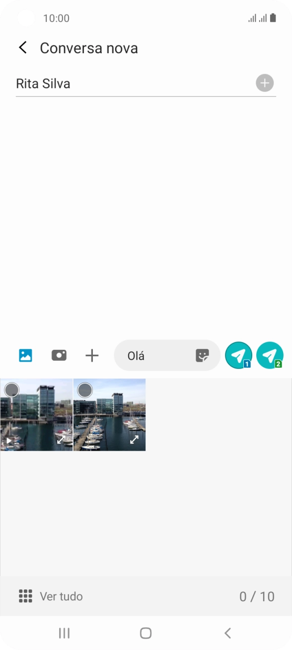 Prima Ver tudo e vá até à pasta pretendida.