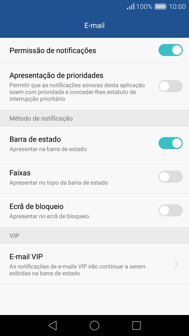 Prima Permissão de notificações para ativar ou desativar a função.