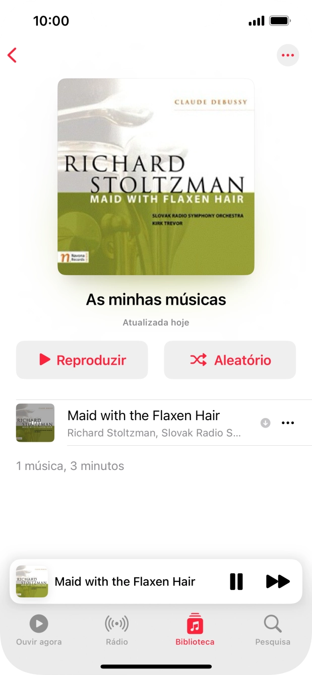 Prima o título da música.