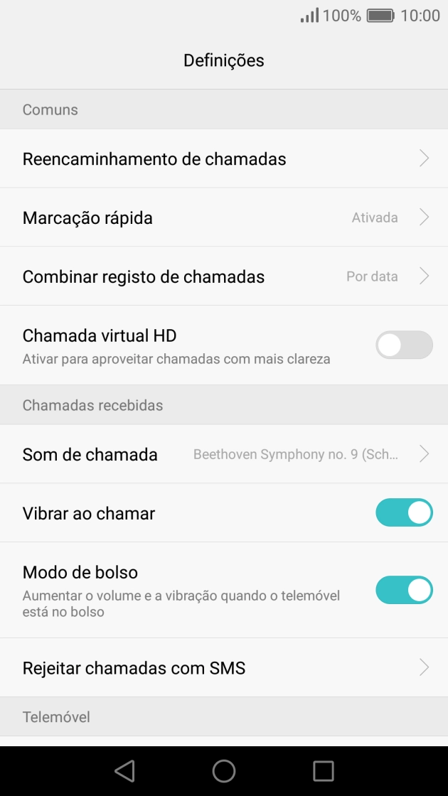 Prima Reencaminhamento de chamadas.