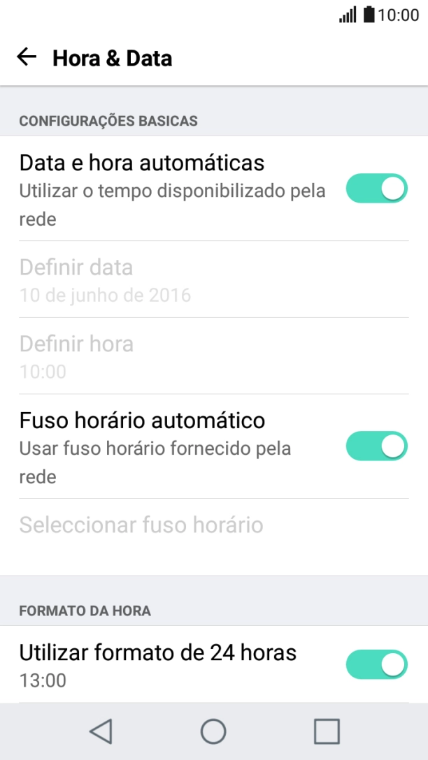Prima a tecla de início para terminar e voltar ao ecrã inicial.