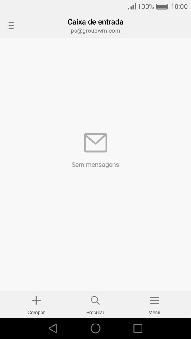 Deslize o dedo sobre o ecrã da esquerda para a direita.