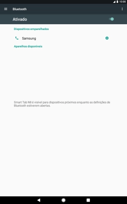 Prima a tecla de início para terminar e voltar ao ecrã inicial.
