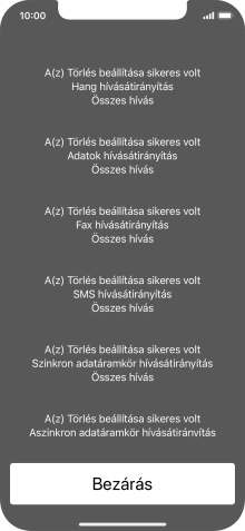 Válaszd a Bezárás lehetőséget.
