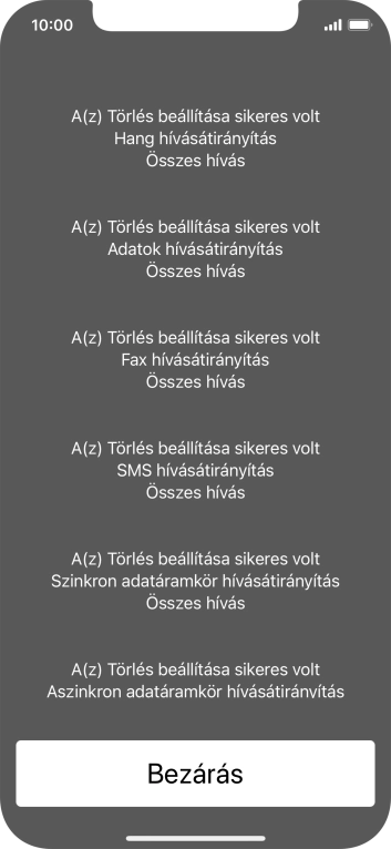 Válaszd a Bezárás lehetőséget.