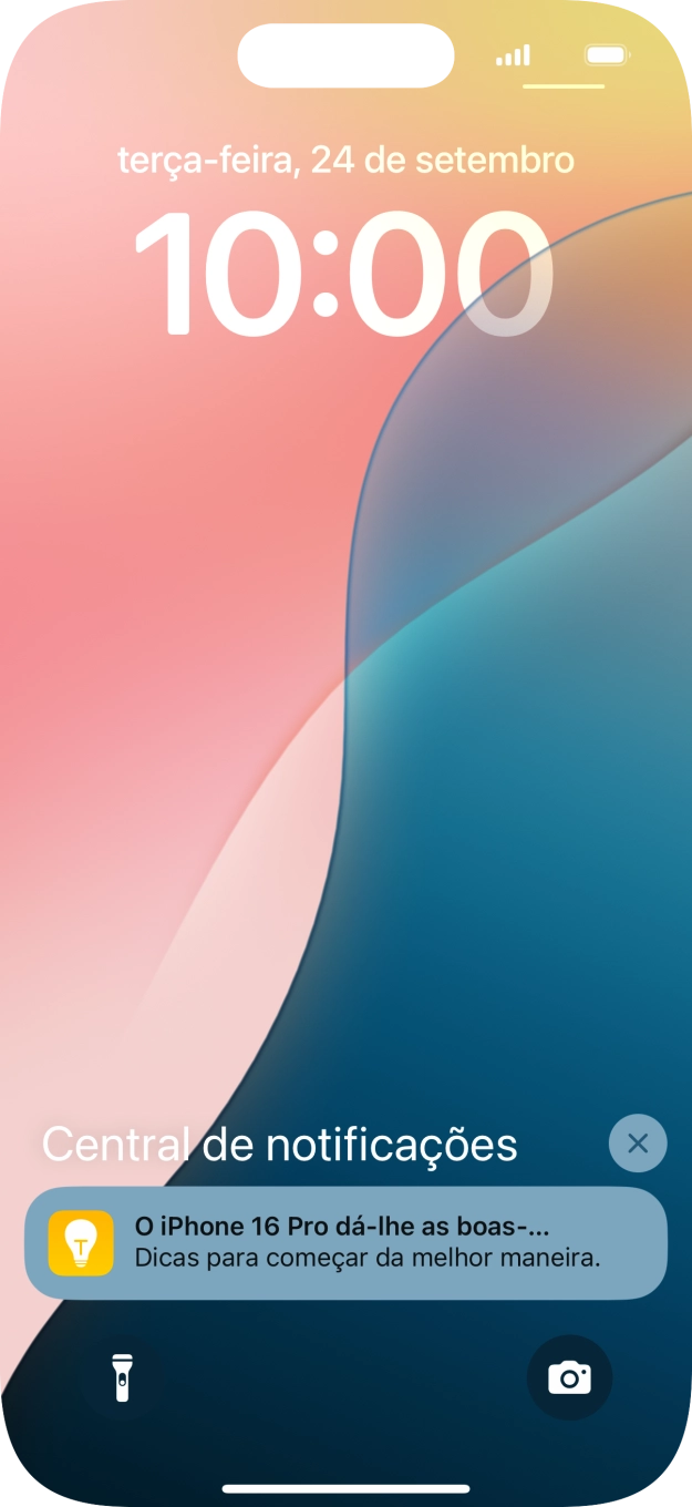 Prima a notificação pretendida e siga as indicações no ecrã para utilizar a função escolhida.